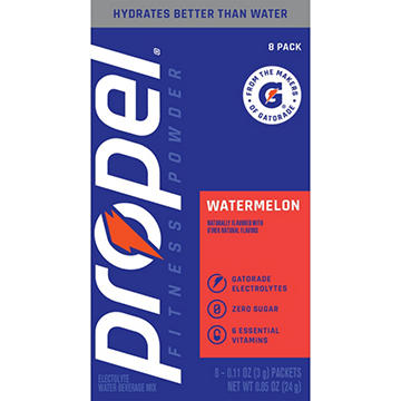 Propel Fitness Powder Electrolyte Stick Packs - Watermelon