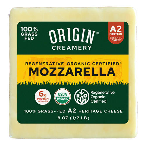 Origin Creamery Organic A2 Mozzarella Cheese