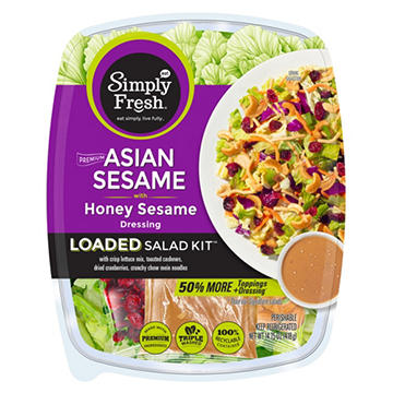 Simply Fresh Asian Sesame Loaded Salad Kit
