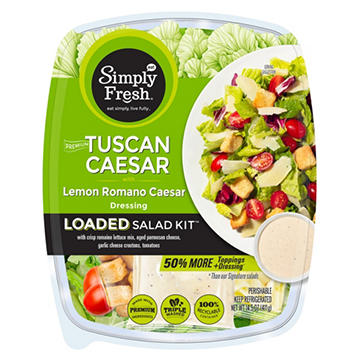 Simply Fresh Tuscan Caesar Loaded Salad Kit