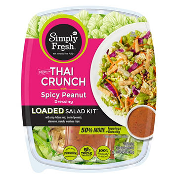 Simply Fresh Thai Crunch Loaded Salad Kit