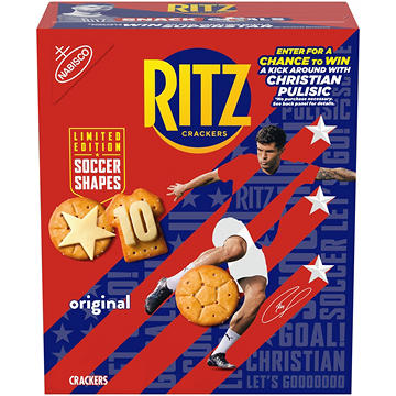 Ritz Limited Edition Original Soccer Shape Crackers