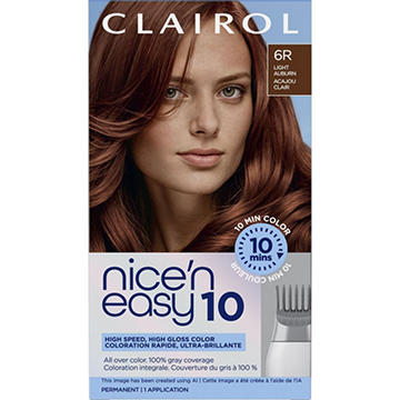 Clairol Nice N Easy 10 Minute Permanent Hair Color - 6R Light Auburn