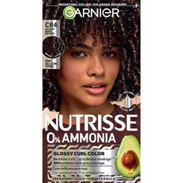 Garnier Nutrisse Permanent Hair Color - CR4 Glossy Dark Brown