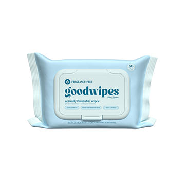 goodwipes XL Flushable Wipes - Fragrance-Free