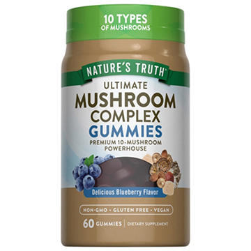 Nature's Truth Mushroom Complex Gummies Blueberry Flavor