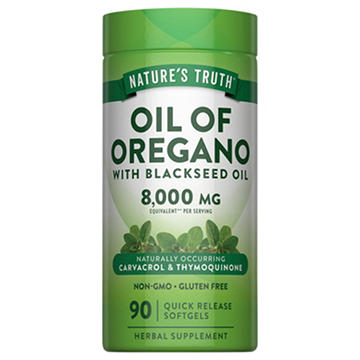 Nature's Truth Oil Of Oregano And Black Seed Oil Softgels