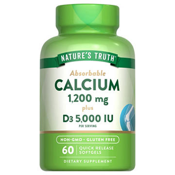 Nature's Truth Absorbable Calcium And D3 Softgels