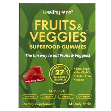 Healthy One Fruits & Veggies Superfood Gummies