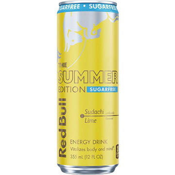 Red Bull Sugar Free Summer Edition Sudachi Lime Energy Drink