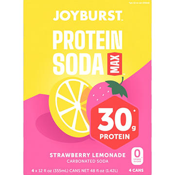 Joyburst Protein Soda Max Strawberry Lemonade