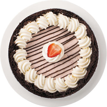 H-E-B Bakery Chocolate Strawberry Cream Cold Pie