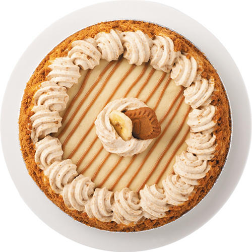 H-E-B Bakery Banana Crème Cold Pie with Biscoff Cookie Pieces, 9"