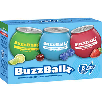 BuzzBallz Variety Pack - Lime Rita, Berry Cherry Limeade, & Strawberry Rita