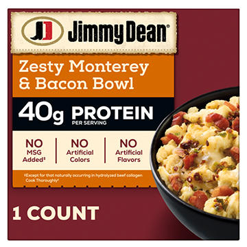 Jimmy Dean Zesty Monterey & Bacon 40g Protein Breakfast Bowl