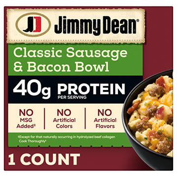Jimmy Dean Classic Sausage & Bacon 40g Protein Breakfast Bowl