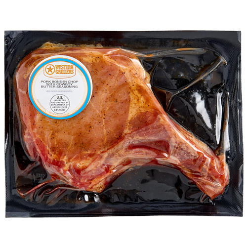 Western Grillers Bone-In Pork Chop - Cowboy Butter