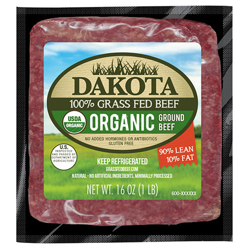 Dakota 100% Grass Fed Organic Ground Beef