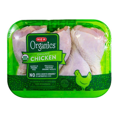 H-E-B Organics Fresh Chicken Drumsticks