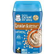 Gerber Cereal for Baby Grain & Grow - Oatmeal