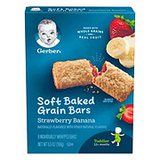 Gerber Soft Baked Grain Bars - Strawberry Banana