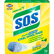 Clorox S.O.S. Lemon Scent Soap Filled Steel Wool Pads