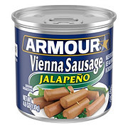 Armour Jalapeno Flavored Vienna Sausage Canned Sausage