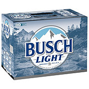 Busch Light Beer 30 pk Cans