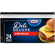 Kraft Deli Deluxe American Sliced Cheese, 24 ct