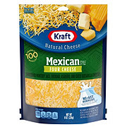 Kraft Mexican Style 4 Cheese Shredded Cheese Blend
