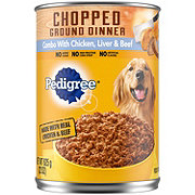 Pedigree Chopped Dinner Chicken Beef & Liver Soft Wet Dog Food
