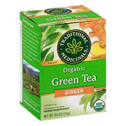 Traditional Medicinals Organic Green Tea with Ginger Tea Bags