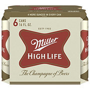 Miller High Life Beer 6 pk Cans