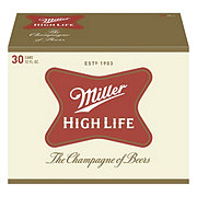 Miller High Life Beer 30 pk Cans