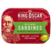 King Oscar Brisling Sardines in Extra Virgin Olive Oil