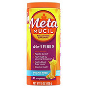 Metamucil Daily Psyllium Husk Powder Supplement - Sugar Free Orange