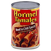 Hormel Beef Tamales in Chili Sauce