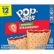 Pop-Tarts Unfrosted Strawberry Toaster Pastries