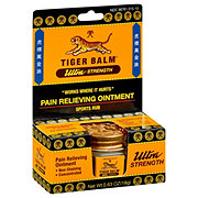 Tiger Balm Ultra Strength Pain Relieving Concentrated Sports Rub Ointment