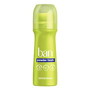 Ban Roll-On Antiperspirant Deodorant - Powder Fresh