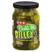 H-E-B Pickle Me Dilley Hamburger Dill Pickle Chips