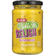 H-E-B Pickle Me Relish Mustard Relish