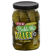 H-E-B Pickle Me Dilley Kosher Dill Gherkins
