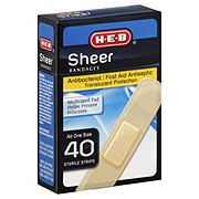 H-E-B Sheer All One Size Bandages