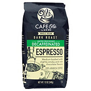 CAFE Olé by H-E-B Whole Bean Dark Roast Decaf Espresso Coffee