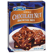 Hill Country Fare Double Chocolate Nut Brownie Mix