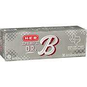 H-E-B Diet Dr. B Soda 12 pk Cans