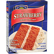 Hill Country Fare Strawberry Moist Cake Mix