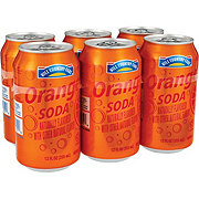 Hill Country Fare Orange Soda 6 pk Cans