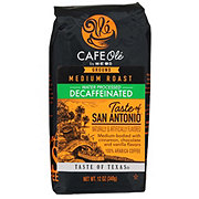 CAFE Olé by H-E-B Medium Roast Decaf Taste of San Antonio Ground Coffee